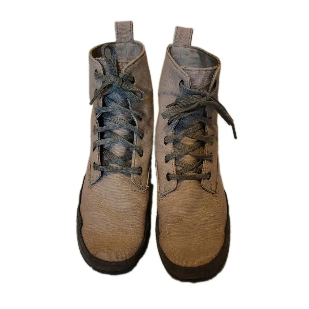 SOREL Men's Canvas Lace Up Boots Beige Khaki NM1688-023 Size 11 Vintage Style